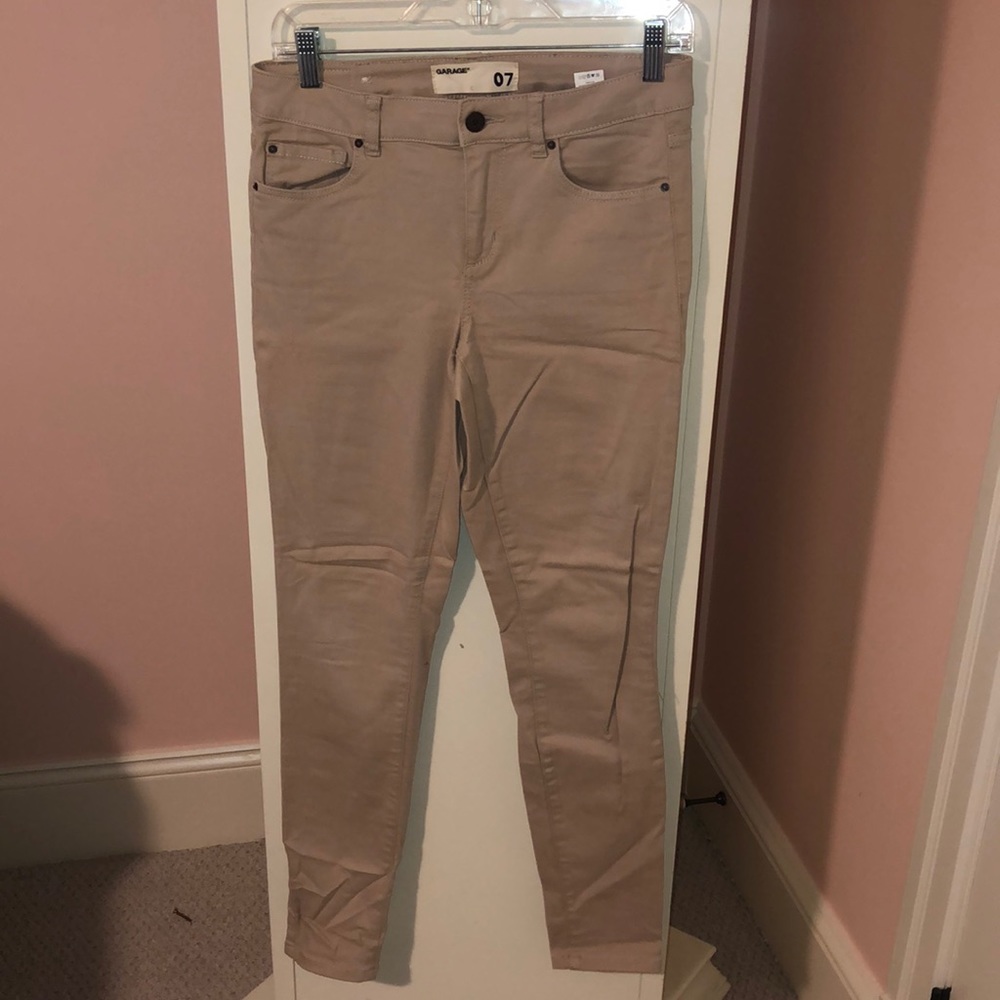 Khaki Skinny Pants